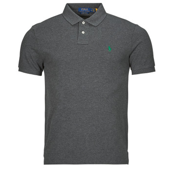 Vêtements Homme Polos manches courtes Polo Ralph Lauren POLO COUPE DROITE EN COTON BASIC MESH Gris