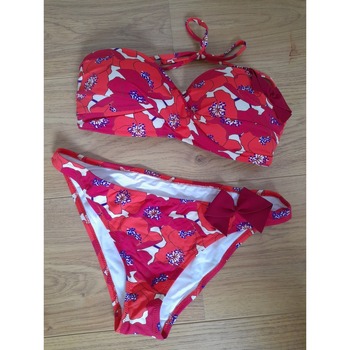 Vêtements Femme Maillots de bain 2 pièces Huit Maillot coquelicots Rouge