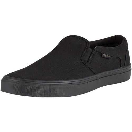 Chaussures Homme Baskets basses Vans Asher Toile Trainers Noir