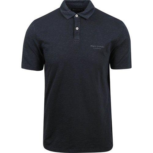 Vêtements Homme T-shirts & Polos Marc O'Polo Polo Mélangé Marine Bleu