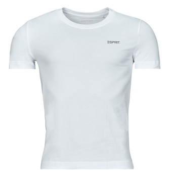 Vêtements Homme T-shirts manches courtes Esprit SUS F AW CN SS Blanc