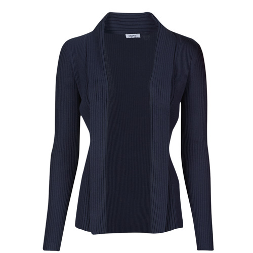 Vêtements Femme Gilets / Cardigans Esprit SUS RIB CARDI Marine