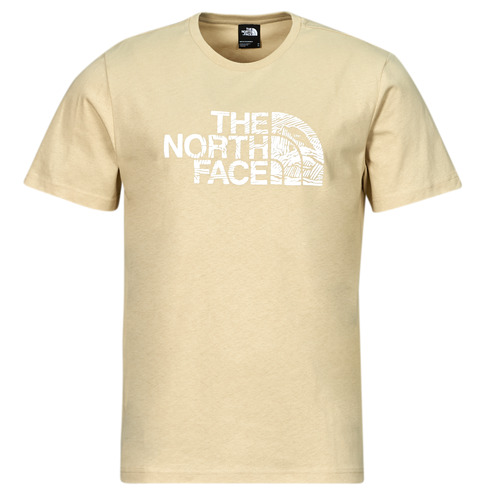 Vêtements Homme T-shirts manches courtes The North Face WOODCUT Beige