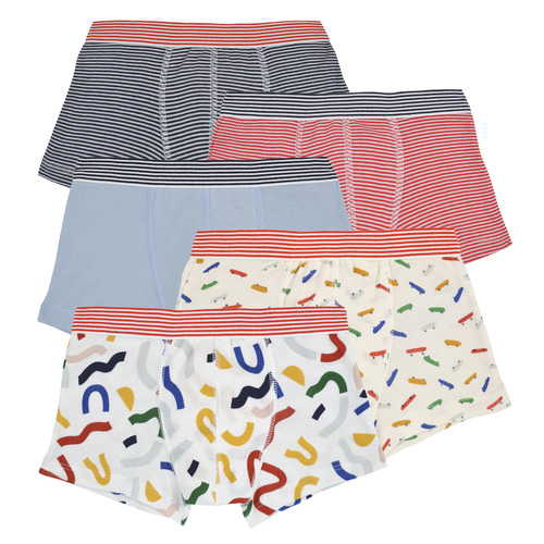 Sous-vêtements Garçon Boxers Petit Bateau A0A86 X5 Multicolore