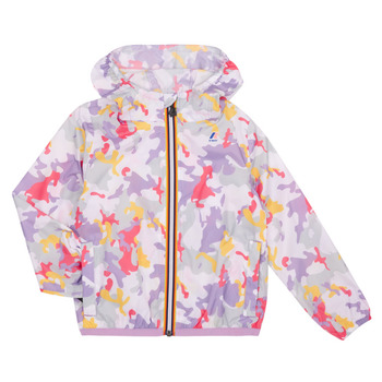 Vêtements Fille Coupes vent K-Way P. LE VRAI 3.0 CLAUDE GRAPHIC Multicolore