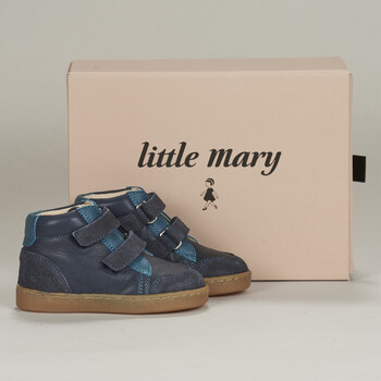 Chaussures Garçon Baskets montantes Little Mary LEIO Bleu