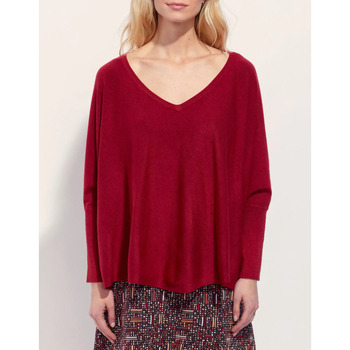 Vêtements Femme Pulls La Fiancee Du Mekong Pull oversize maille LANA Rouge