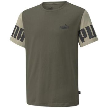 Vêtements Garçon T-shirts & Polos Puma 589335-44 Vert