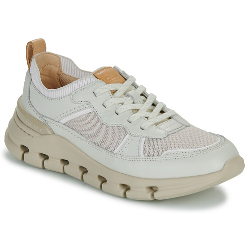 Chaussures Femme Baskets basses Clarks NATURE X COVE Blanc