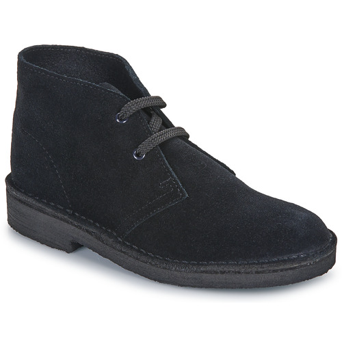 Chaussures Garçon Boots Clarks DESERT BOOT O Noir