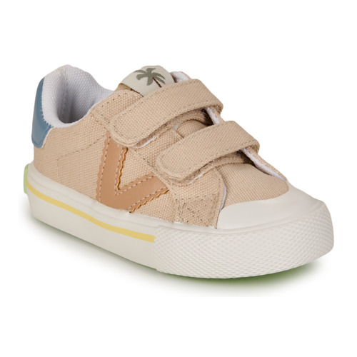 Chaussures Enfant Baskets basses Victoria TRIBU Beige / Bleu