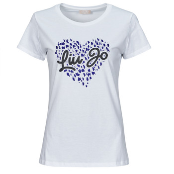 Vêtements Femme T-shirts manches courtes Liu Jo WA4108 Blanc