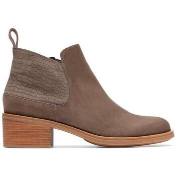 Chaussures Femme Bottines Clarks Memi Zip Marron