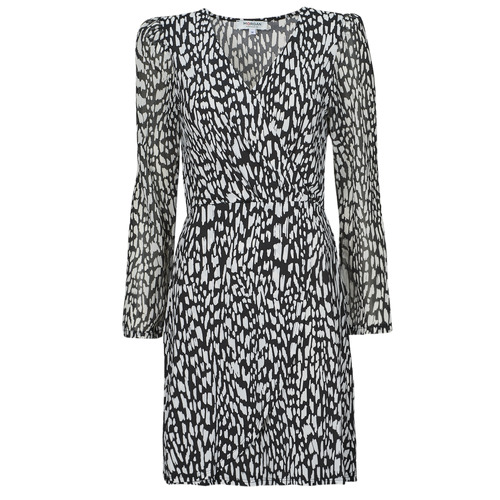 Vêtements Femme Robes courtes Morgan RLUISA Noir / Blanc