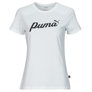 Vêtements Femme T-shirts manches courtes Puma ESS+ BLOSSOM SCRIPT TEE Blanc