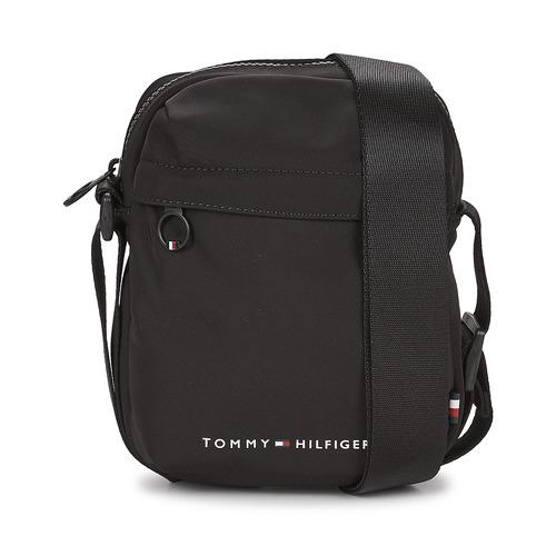 Sacs Homme Pochettes / Sacoches Tommy Hilfiger TH PIQUE MINI REPORTER Noir