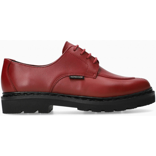 Chaussures Femme Mocassins Mephisto Goodyear en cuir SOLINE Rouge