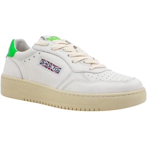 Chaussures Femme Multisport Back 70 BACK70 Sneaker Donna White Flune Green 108001 Blanc