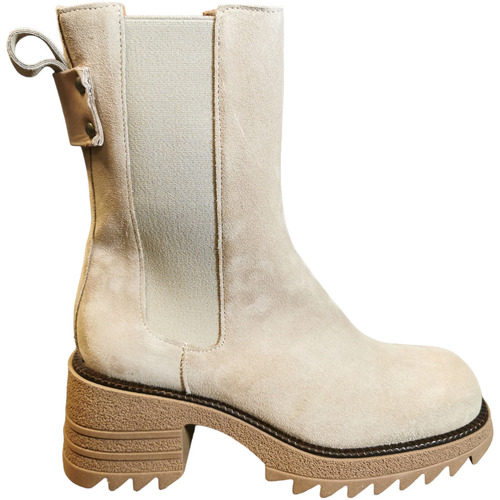 Chaussures Femme Bottines Semerdjian - Bottines E547E11 Camoscio Corda Beige