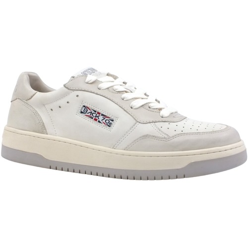 Chaussures Homme Multisport Back 70 BACK70 Slam Sneaker Uomo White Savana Silicio 108002 Blanc