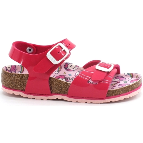 Chaussures Multisport Birkenstock Rio Sandalo Bambina Unicorn Fuchsia 1018862 Rose