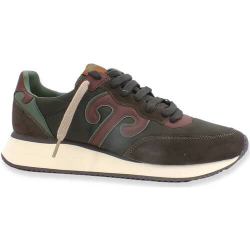 Chaussures Homme Multisport Wushu Ruyi WUSHU Master Sneaker Uomo M.Green Brown M324 Vert