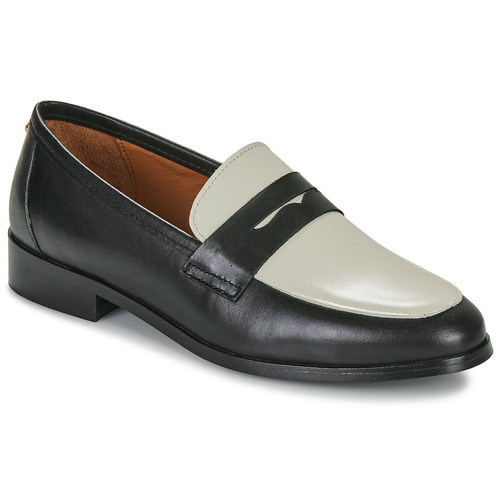 Chaussures Femme Mocassins Fericelli MINDA Noir / blanc