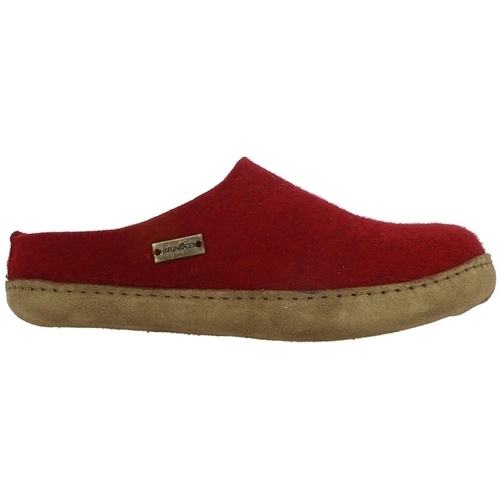 Chaussures Femme Chaussons Haflinger TOFFEL Rouge