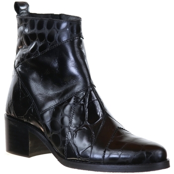 Chaussures Femme Bottines Qootum 14880 Noir