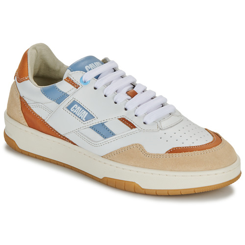 Chaussures Baskets basses Caval PLAYGROUND Beige / Cognac / Bleu