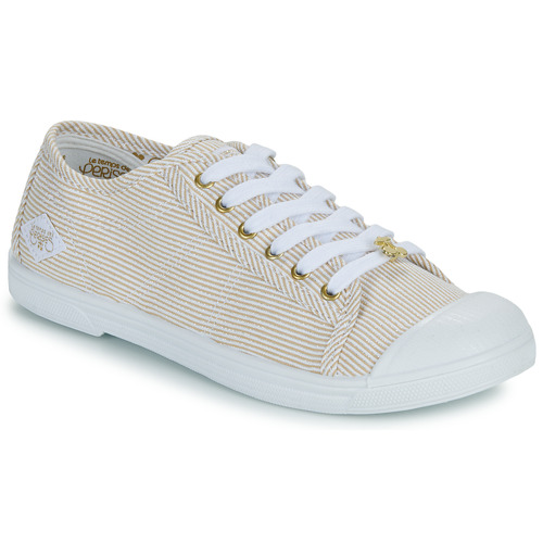 Chaussures Femme Baskets basses Le Temps des Cerises BASIC 02 Blanc / Doré