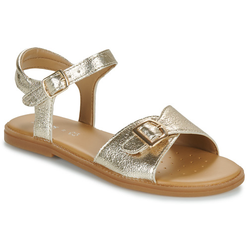 Chaussures Fille Sandales et Nu-pieds Geox J SANDAL KARLY GIRL Doré