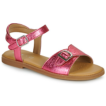 Chaussures Fille Sandales et Nu-pieds Geox J SANDAL KARLY GIRL Rose