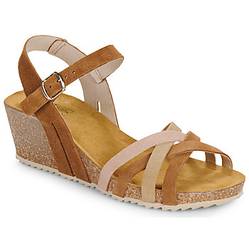 Chaussures Femme Sandales et Nu-pieds Dream in Green LORA camel