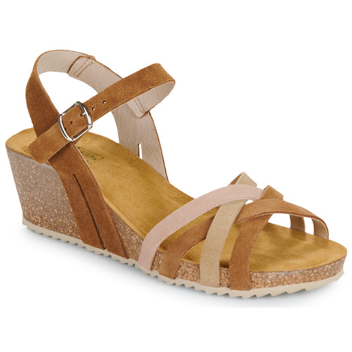 Chaussures Femme Sandales et Nu-pieds Dream in Green LORA camel