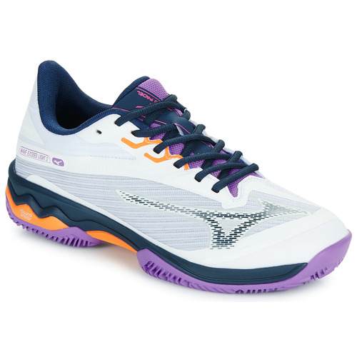 Chaussures Femme Tennis Mizuno WAVE EXCEED LIGHT 2 PADEL Blanc / Violet