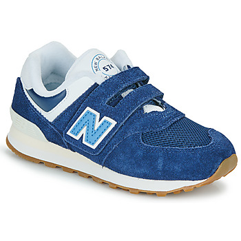 Chaussures Enfant Baskets basses New Balance 574 Marine / Blanc