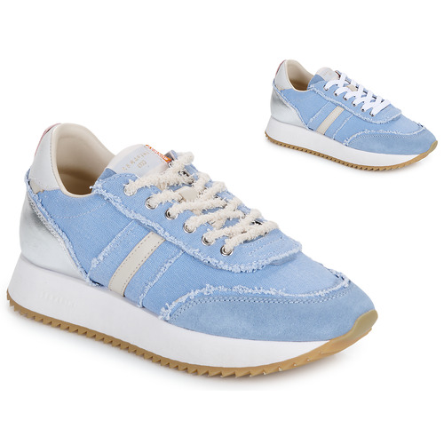 Chaussures Femme Baskets basses Serafini TORINO Bleu / Argenté