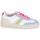 Chaussures Femme Baskets basses Serafini COURT Blanc / Bleu / Rose