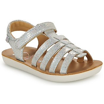 Chaussures Fille Sandales et Nu-pieds Shoo Pom GOA SPART Argent