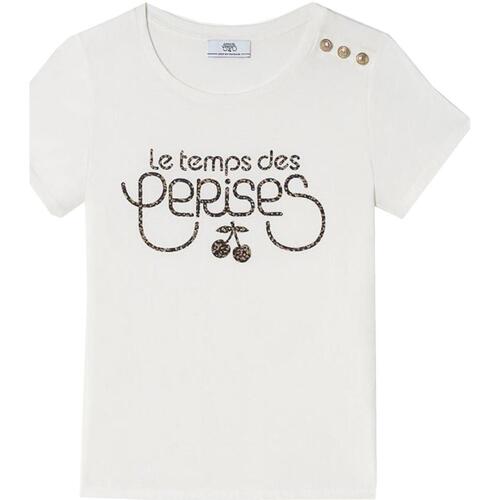 Vêtements Femme T-shirts manches courtes Le Temps des Cerises Tsh f carole ice cream Beige