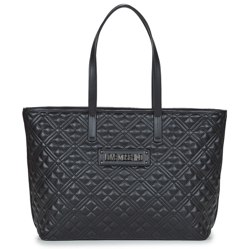 Sacs Femme Cabas / Sacs shopping Love Moschino QUILTED BAG JC4166 Noir / Gunmetal