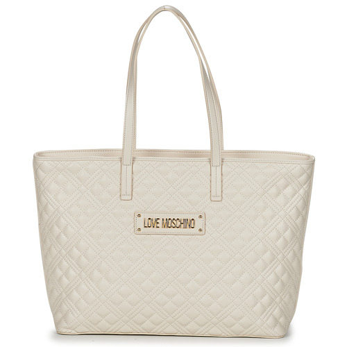 Sacs Femme Cabas / Sacs shopping Love Moschino QUILTED BAG JC4166 Ivoire