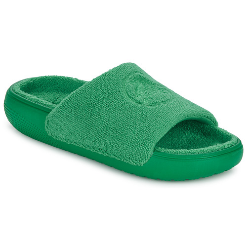 Chaussures Claquettes Crocs Classic Towel Slide Vert