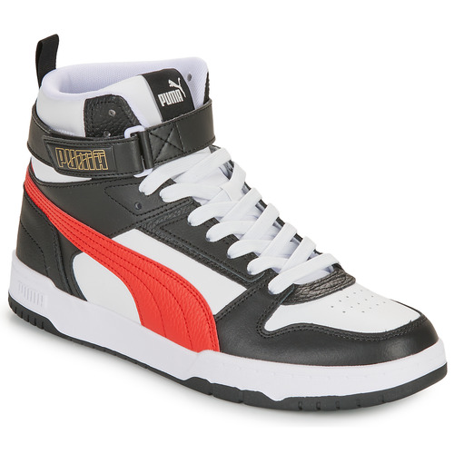 Chaussures Homme Baskets montantes Puma RBD GAME Blanc / Noir / Rouge