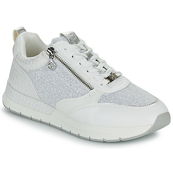 Chaussures Femme Baskets basses Tamaris 23732-197 Blanc / Argent