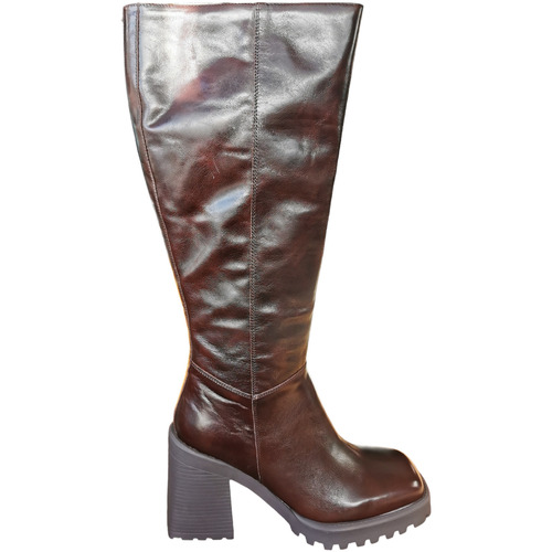 Chaussures Femme Bottes Inuovo - Bottes A29004 Dark Brown Marron