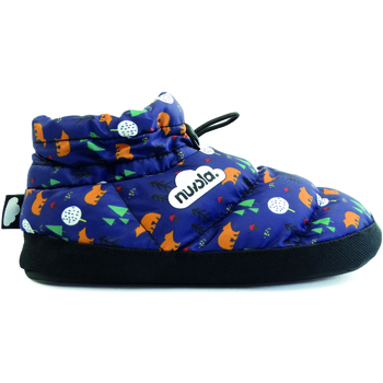 Chaussures Chaussons Nuvola. Boot Home Printed 20 Teddy Bleu