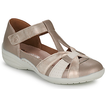 Chaussures Femme Sandales et Nu-pieds Remonte  Beige / Blanc