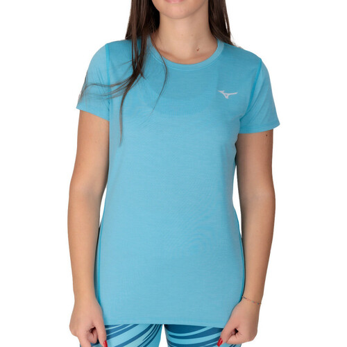 Vêtements Femme T-shirts & Polos Mizuno J2GA7721-72 Bleu